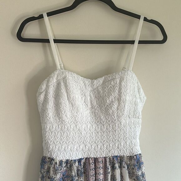 Lily Rose Floral Spaghetti Strap Maxi Dress Size M - Picture 2 of 7